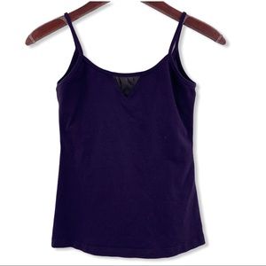 Rese navy blue‎ tank built in bra small